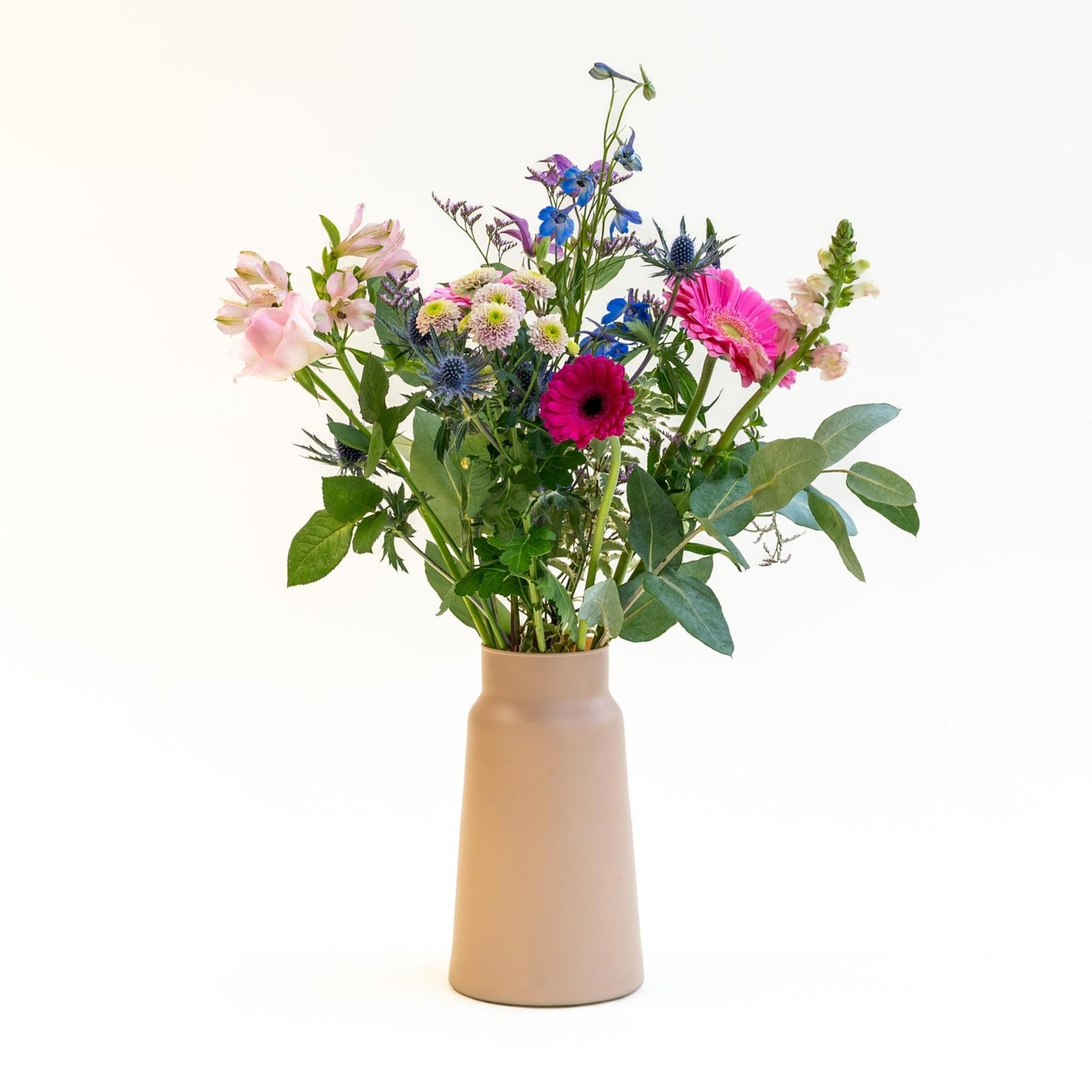 Boeket 'Sweetness' | roze, paars en blauwtinten | 50cm
